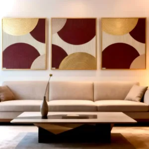 Art abstri - carré 3p