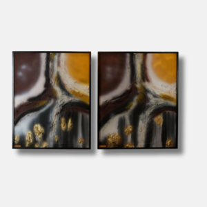 Art abstri - rectangulaire 2p